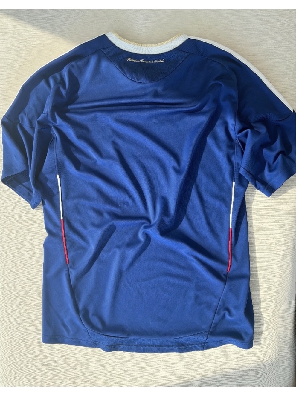 Adidas France FFF 2008/09 Home Jersey Size M Soccer Shirt - Picture 5 of 10